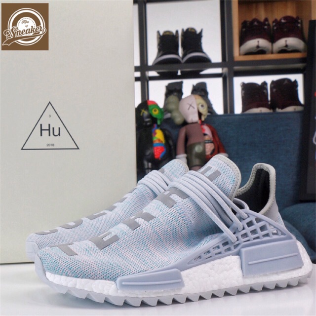 NEW- | Bán Chạy | Giầy  NMD HUMAN RACE cuerpo terre xanh lơ thời trang thể thao nam nữ đi chơi KHO Xịn Nhẩt 2021 $