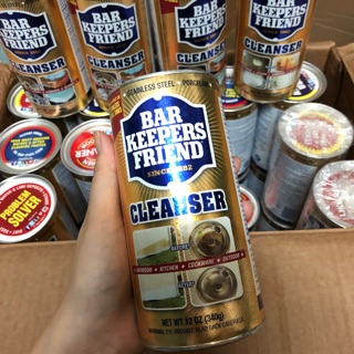 (Hàng có sẵn-Giá sỉ)- Bột làm sạch đa năng Bar Keepers Friend của Mỹ