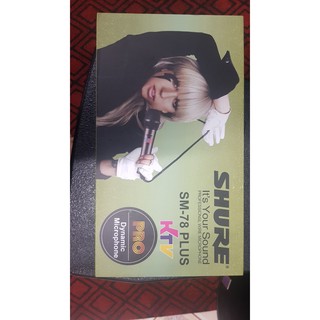 Micro có dây karaoke SHURE SM-78 Plus cao cấp