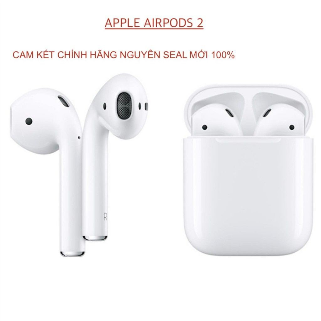 [Trả góp 0% LS] Airpods 2 Chính Hãng Apple model MV7N2 nguyên seal mới 100% chưa kích hoạt