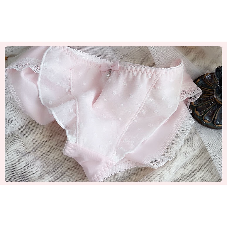 Quần Lót Nữ Cotton Phủ Voan Hoa Ngang Eo Xuất Đông Âu  Hàng Loại Đẹp.