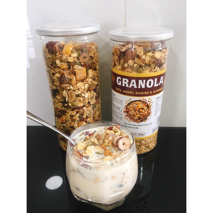 Granola siêu hạt cao cấp - Ăn kiêng không đường