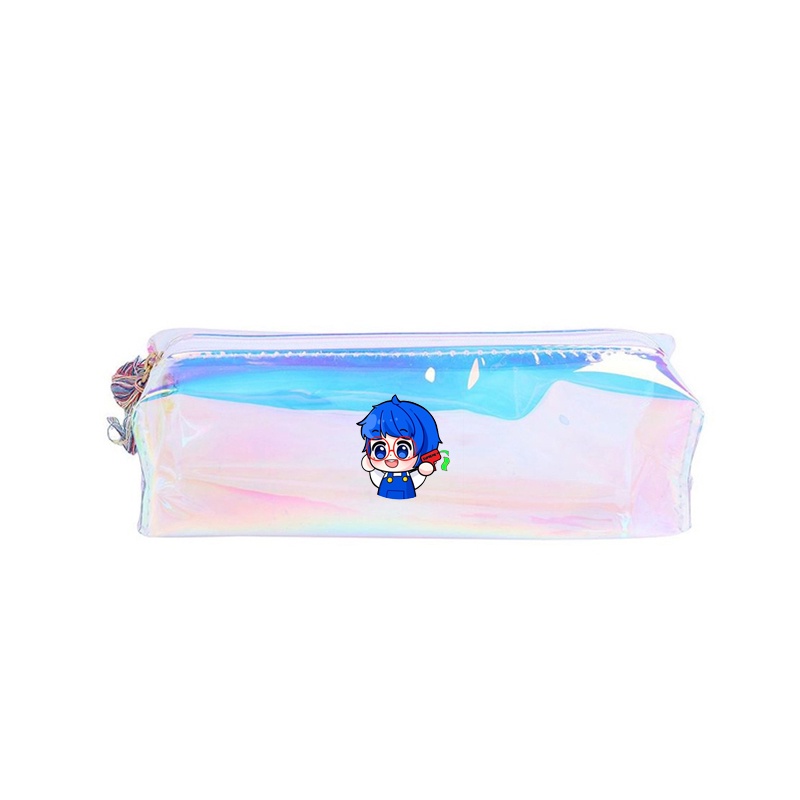 Hộp bút trong hologram in hình HERO TEAM ver MẮT TRÒN XOE Simmy Phong cận Siro Mr Vịt Sammy Đào Kairon Kamui đi học