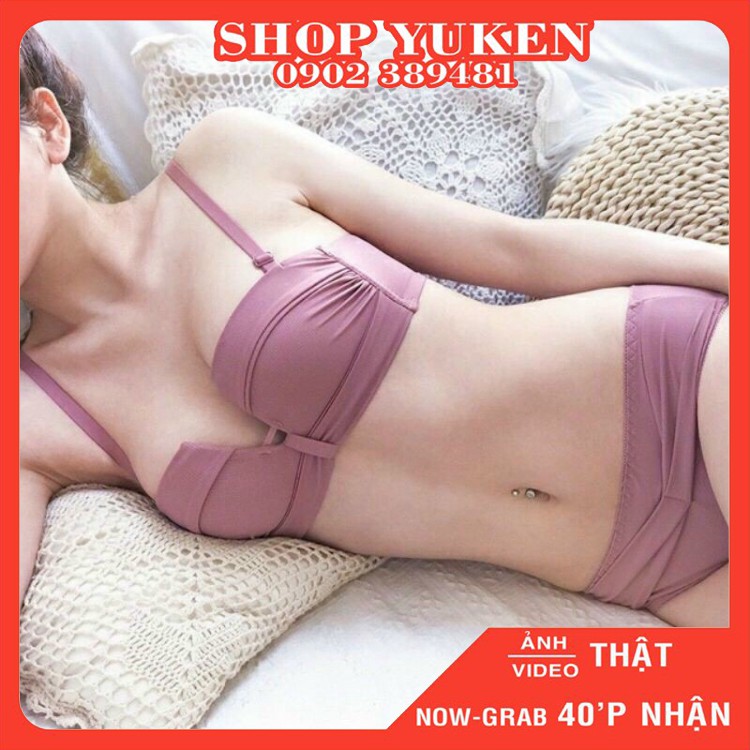 ♥️ Shop Uy Tín ♥️[ĐỒ LÓT NỮ] Sét bộ đồ lót dày quả vuông new có mút nâng ngực 2,5cm B971 abc87