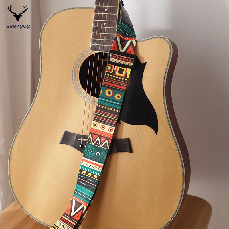 Dây Đeo Đàn Guitar Bằng Polyester Tùy Chỉnh Phong Cách Cổ Điển Tiện Dụng Cho Đàn Guitar Điện / Acoustic