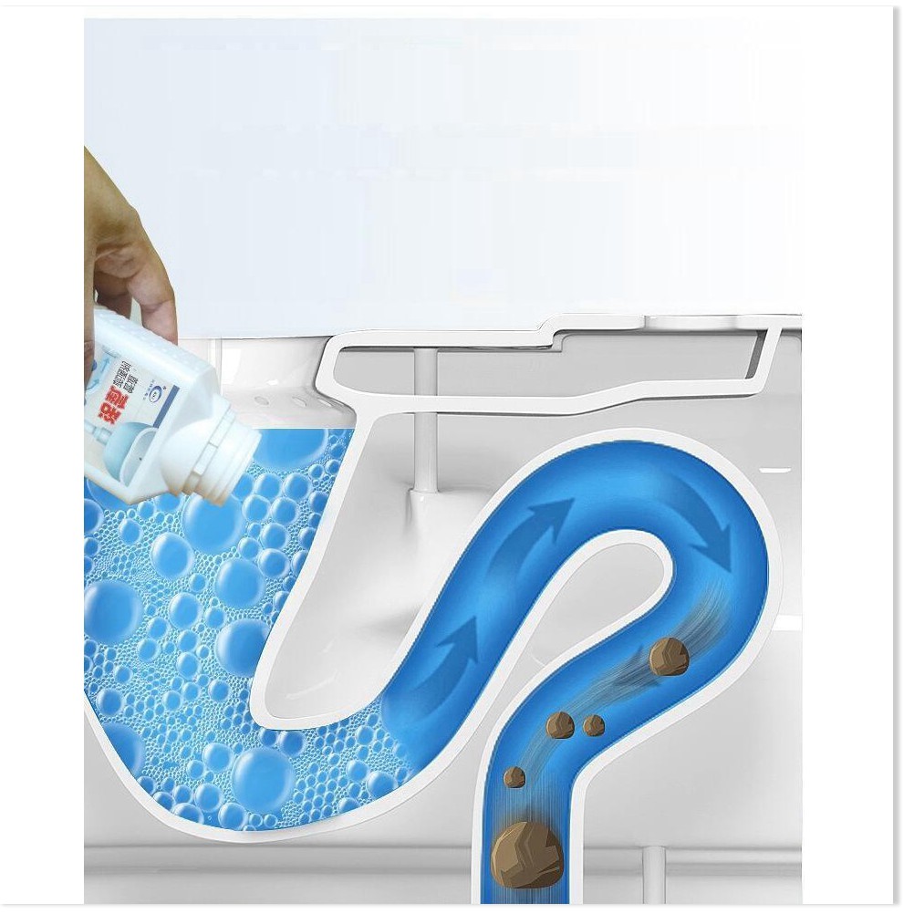 Nước vệ sinh  👉BH 1 THÁNG 👈   Chai tẩy vệ sinh ống nước 300ml, giúp làm sạch đường ống với thành phần clo 7987