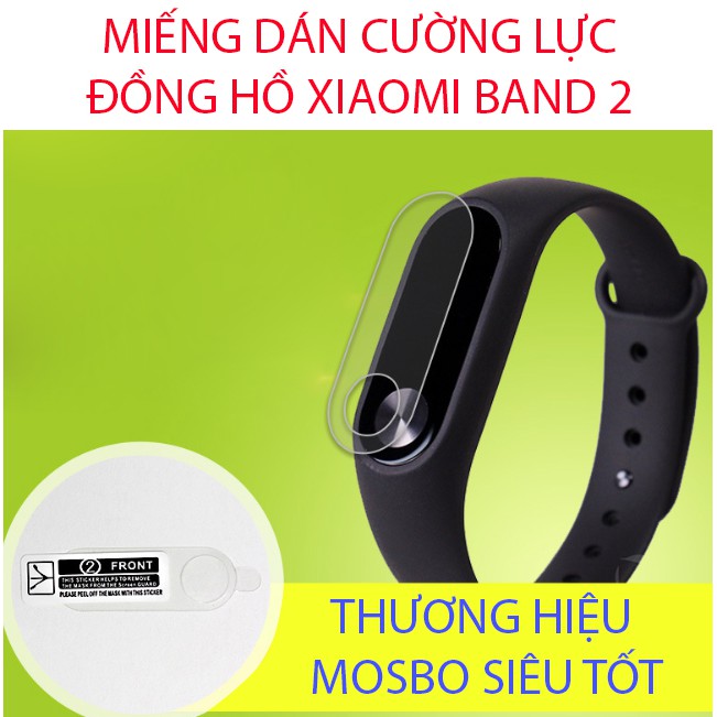 Miếng dán cường lực đồng hồ Xiaomi Mi Band 2