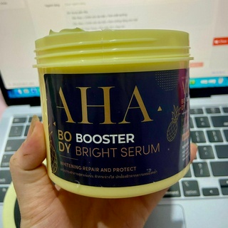 Hũ 500g kem ƙích trắng da toàn thân AHA Body Booster Bright