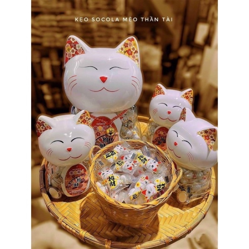 Kẹo Soccola hủ mèo thần tài siêu tiện lợi - Shop chuyên sỉ