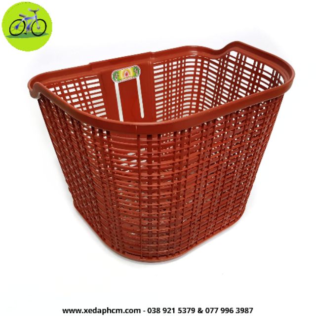 Rổ xe đạp nhựa cao cấp chuyên dụng xe phổ thông martin, mini, asama