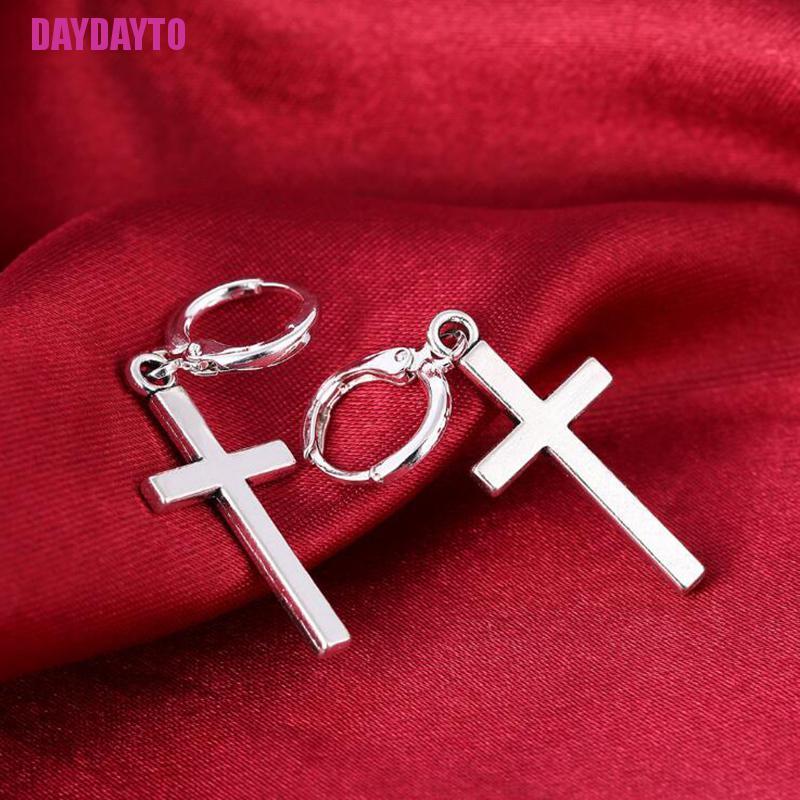 Bông Tai Hình Thánh Giá Phong Cách Punk Thời Trang Dành Cho Nữ