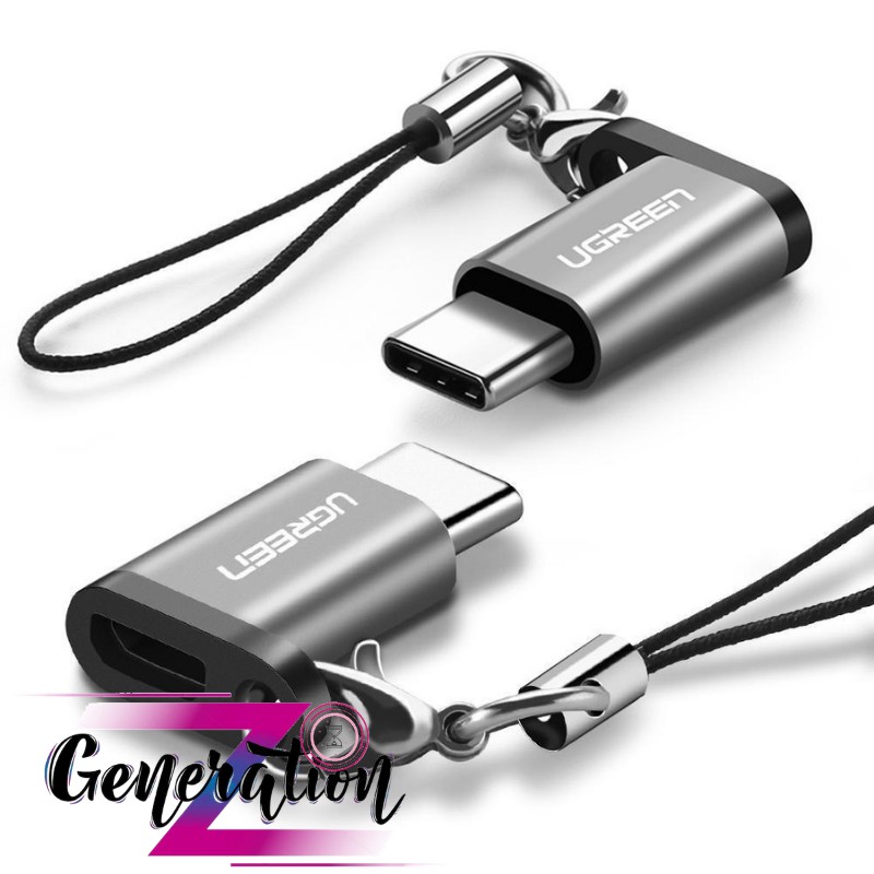 [Mã ELFLASH5 giảm 20K đơn 50K] Đầu chuyển Micro USB ra USB Type-C Ugreen 40945