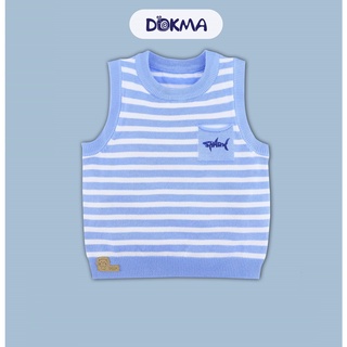 [Mã BMLT30 giảm đến 30K đơn 299K] DA762 Áo len gile cổ tròn DOKMA (6-24m)
