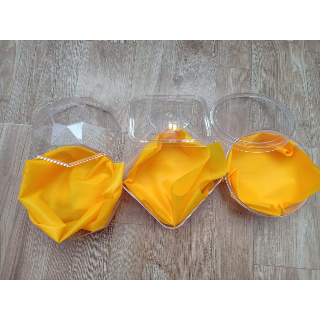 Vải vàng lót hộp