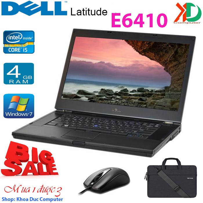 Laptop Dell Latitude E6410 Core i5 / 4GB ram / 250GB HDD / 14inch siêu bền