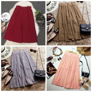 Quần Voan Ống Rộng Culottes