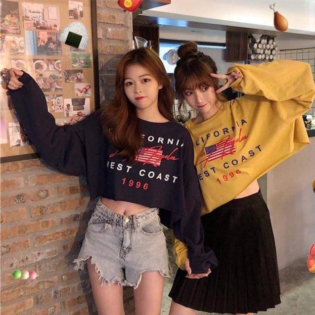 [MeBeBin656] Áo croptop in số 1996