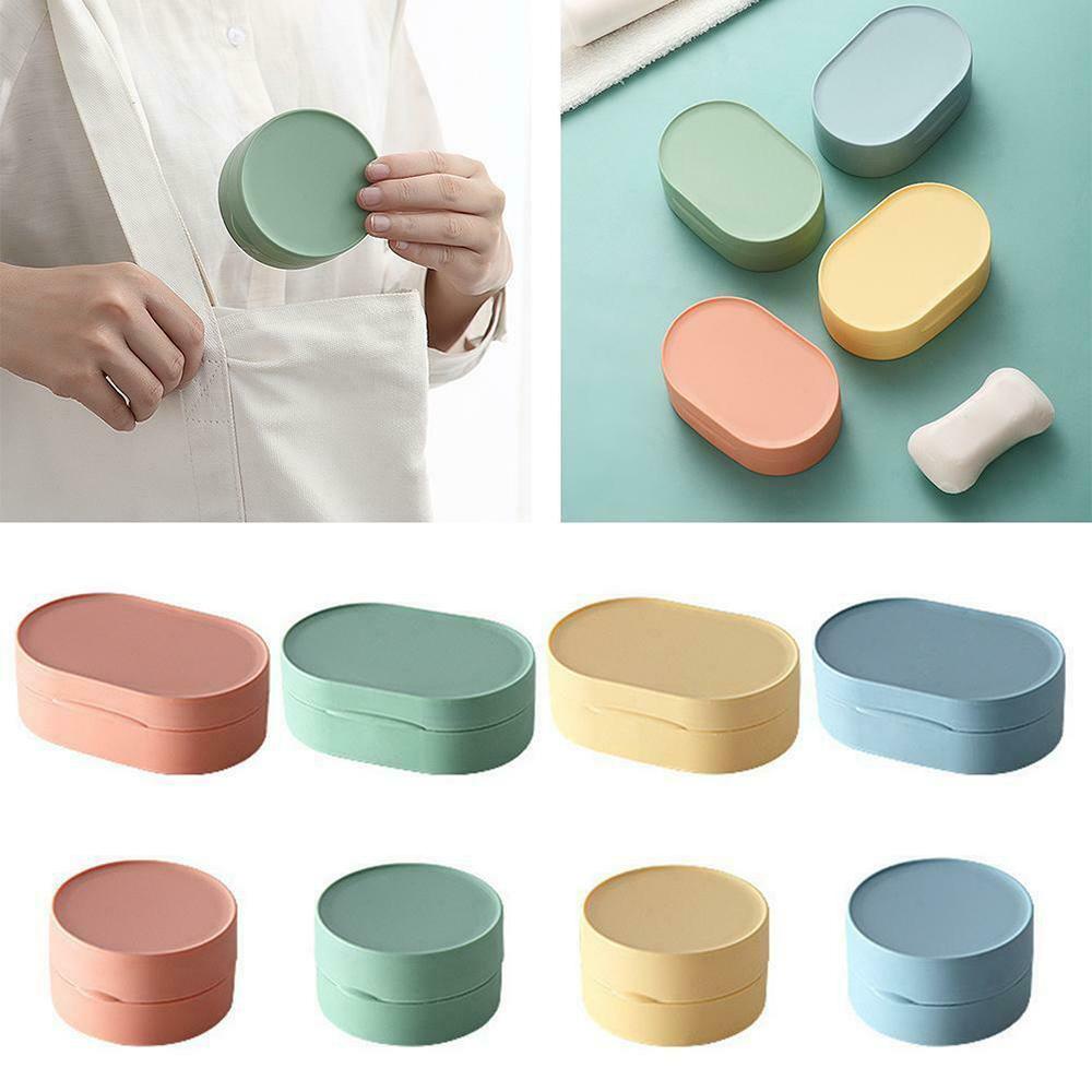 Hộp Đựng Xà Phòng DAPHS Chống Thấm Nước Có Nắp Đậy Tiện Dụng Ốp