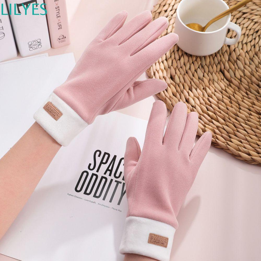 Găng Tay Lái Xe Ngắn Màu Sắc Thời Trang Cho Nữ