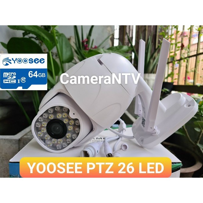 CAMERA YOOSEE PTZ 26/32 LED HD1080-2.0/3.0Mps - NGOÀI TRỜI CHỐNG NƯỚC - QUAY ĐÊM CÓ MÀU - DÒ THEO CHUYỂN ĐỘNG | BigBuy360 - bigbuy360.vn