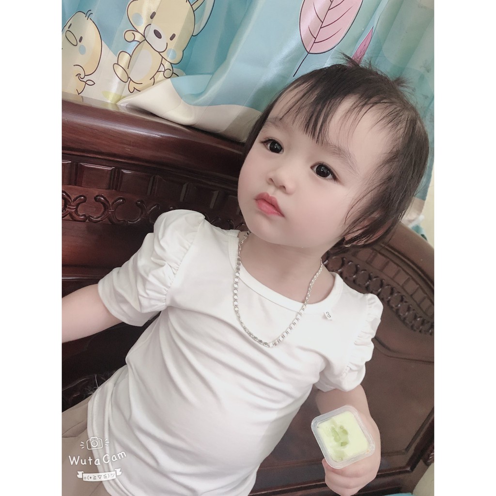 Áo bé gái tay bồng cho bé từ 8-20kg_Mẫu mới 2020