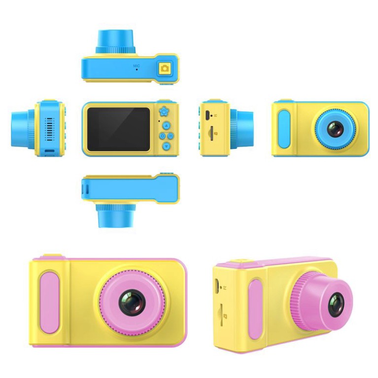 Bộ Thẻ - Máy ảnh mini cute cho bé tập quay phim chụp ảnh thật - Đồ chơi thông minh phát triển kỹ năng Kidsmart 9999