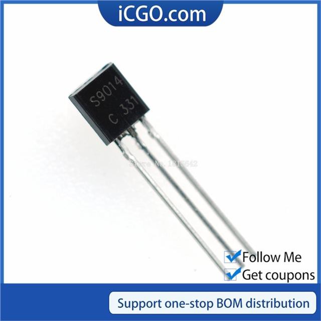 100 Chiếc Mới S9014 Triode 9014 Transistor TO-92 Điện Tử