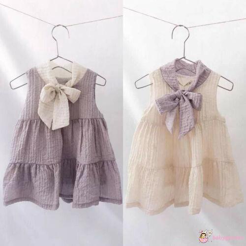 Đầm công chúa thắt nơ cho bé gái