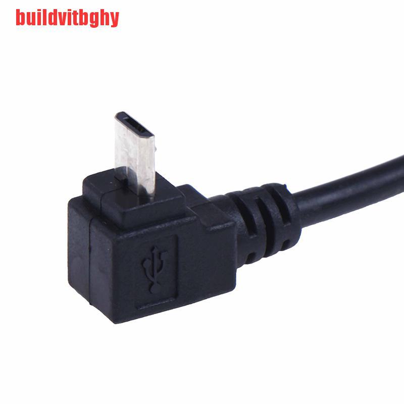 (Mua-Code) Dây Cáp Chuyển Đổi Từ 90 Độ Micro Usb Male Sang Mini Usb Female