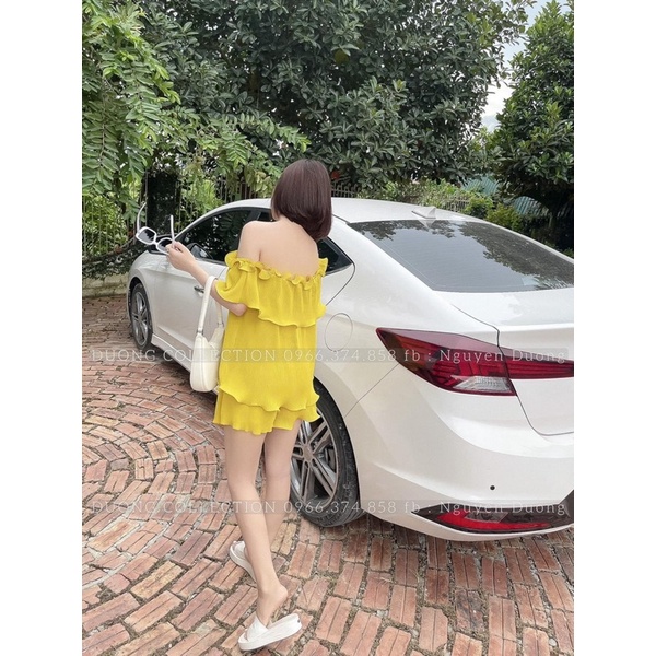 SET XẾP LY 2 DÂY BÈO RỚT VAI FREESIZE