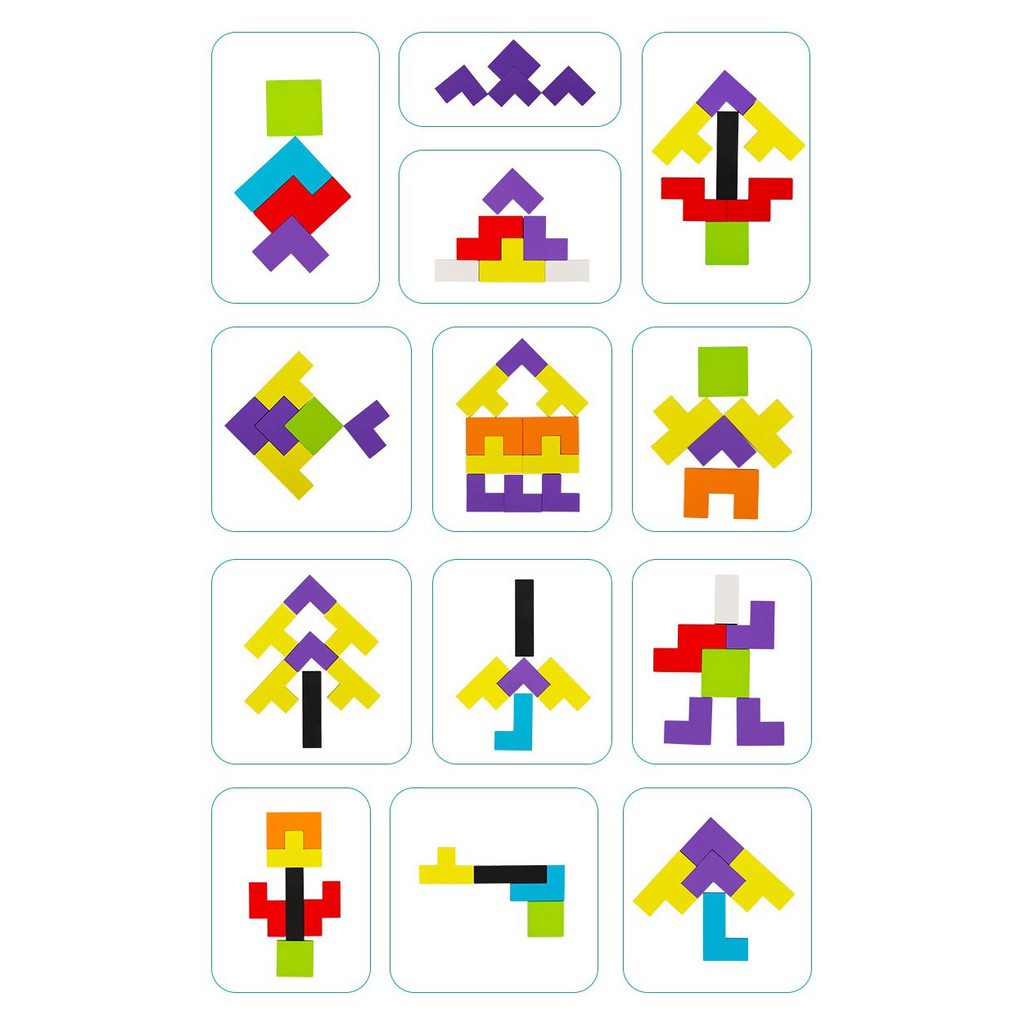 Đồ chơi bảng ghép Tetris Montessori - phát triển trí thông minh của trẻ