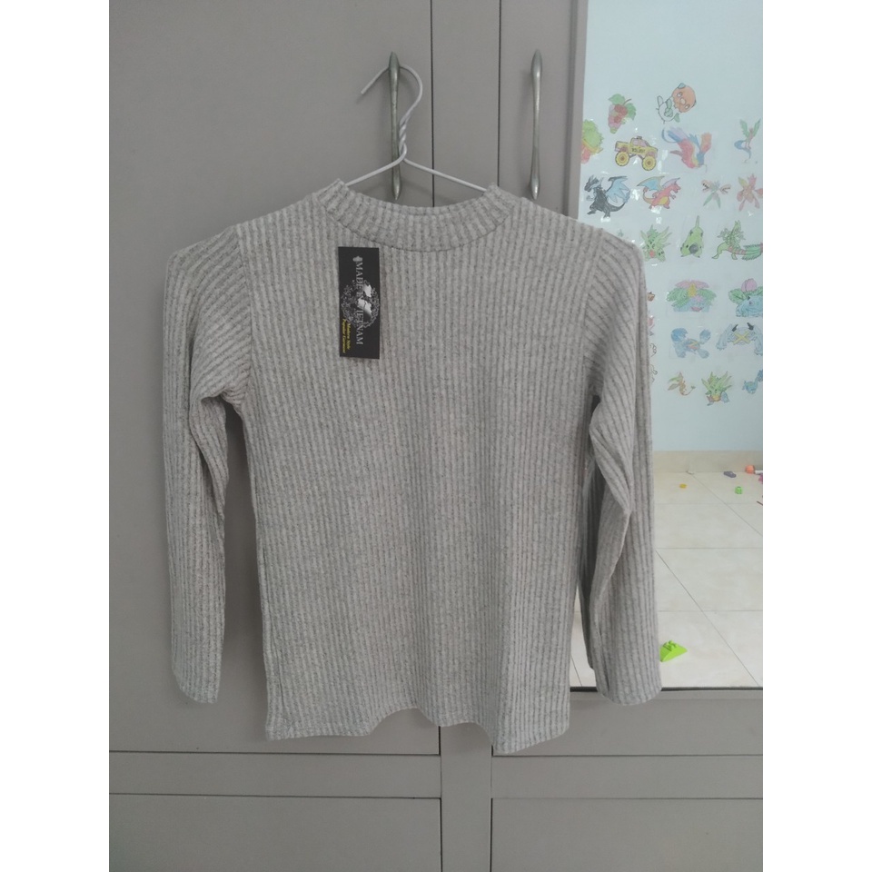 Áo Len Nữ Cổ 3 Phân Áo Len Tăm Ôm Dáng - Titifa Shop