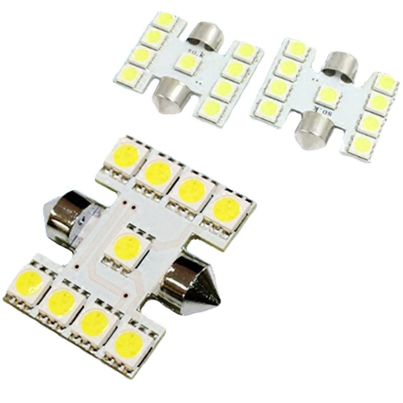 Đèn LED T10 31MM 9SMD ánh sáng trắng cho xe hơi