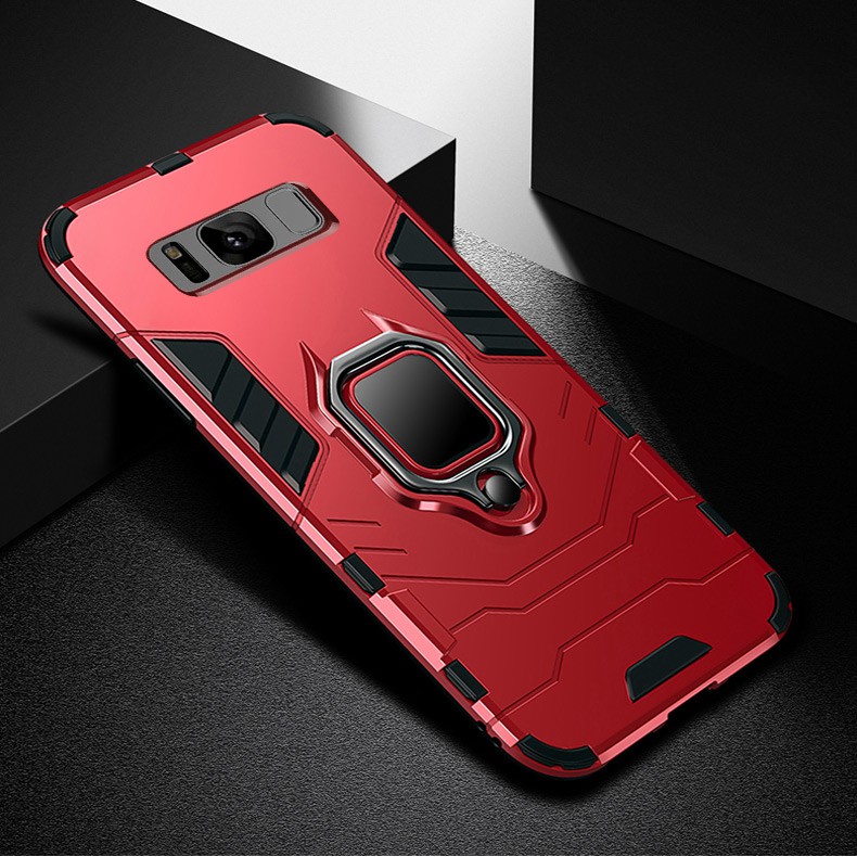 Ốp điện thoại tích hợp giá đỡ và đế nam châm cho Samsung Galaxy S8+ S9 Plus S10 + Plus S 10e Note 10+ Plus Note 9