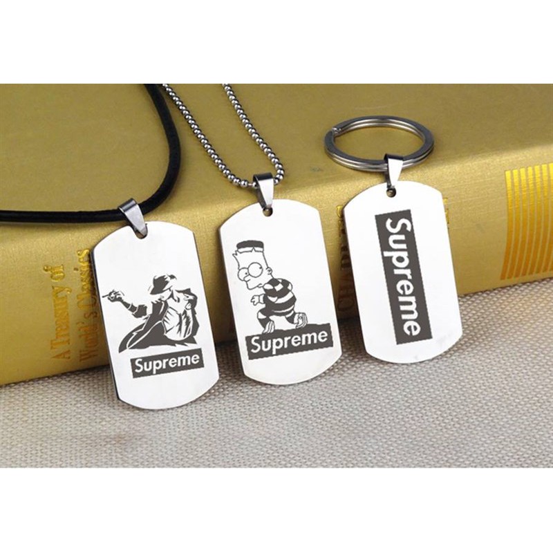 Dây Chuyền Dogtag Hợp Kim Không Gỉ Nam Nữ