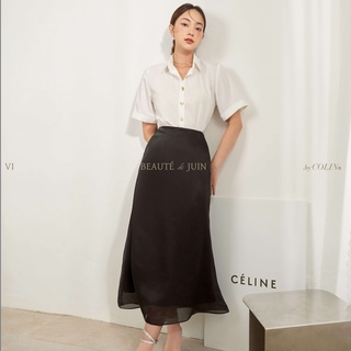 Áo sơ mi trắng nữ tay ngắn basic