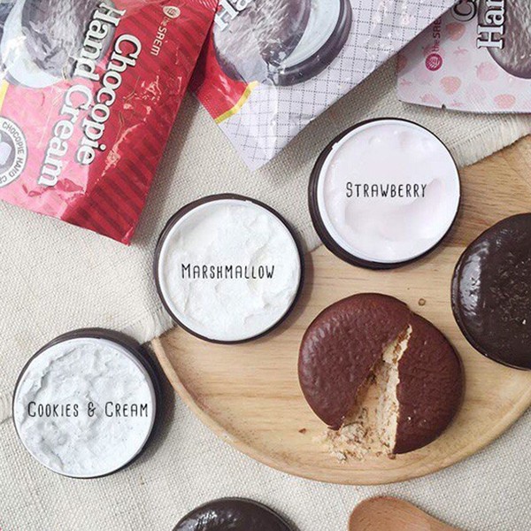Kem dưỡng da tay the SAEM Chocopie Hand Cream - siêu cute, thơm phức mùi bánh chocopie lun | BigBuy360 - bigbuy360.vn