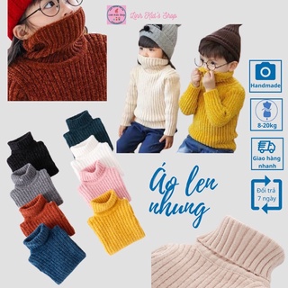 Áo len cao cổ chất nhung tuyết Quảng Châu cho bé 10-24kg