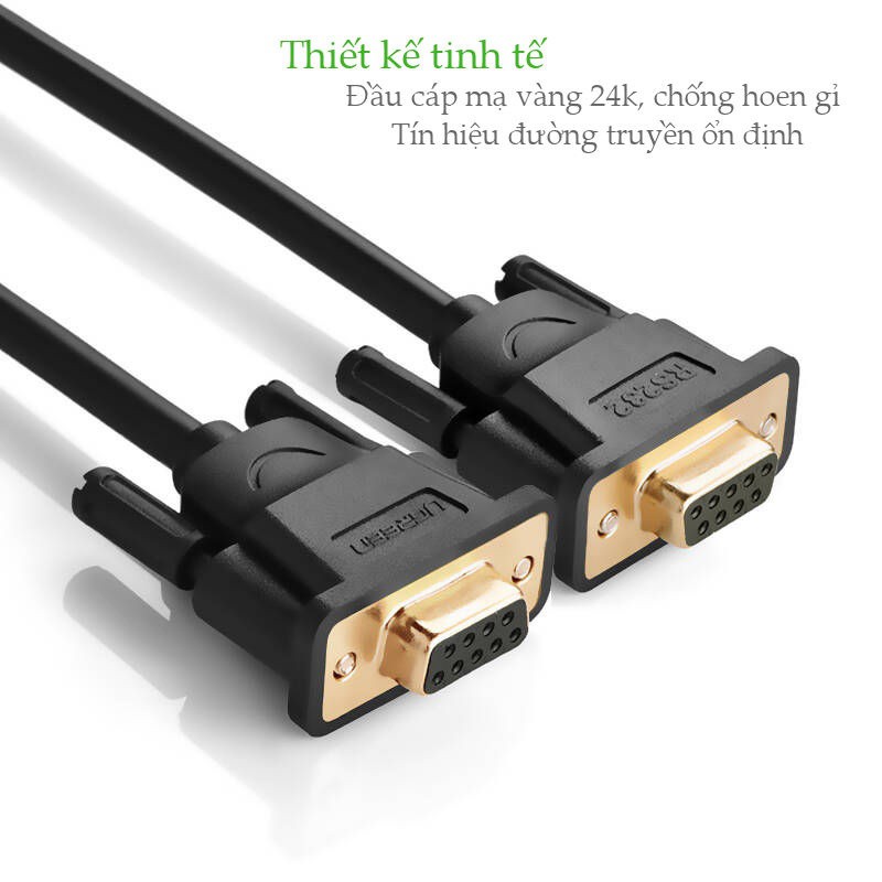 Dây cáp COM RS-232 2 đầu dài 5M UGREEN DB101 20152 - Hãng phân phối chính thức