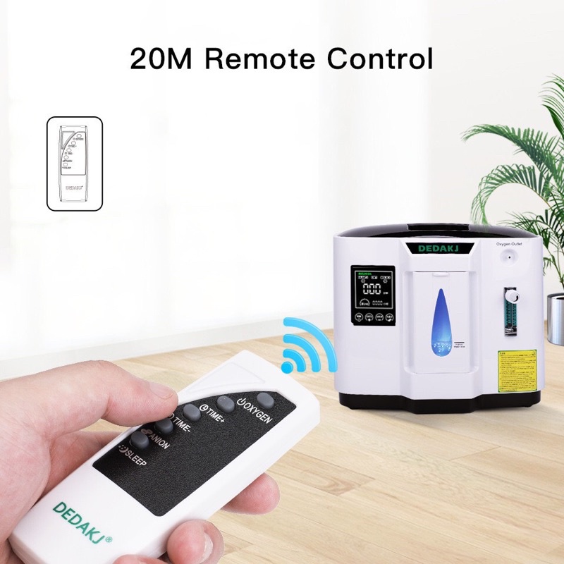 Máy tạo Oxy DEDAKJ 7L Bản Anh xuất Âu