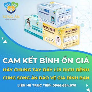 Combo 10 hộp khẩu trang 4 lớp song ân
