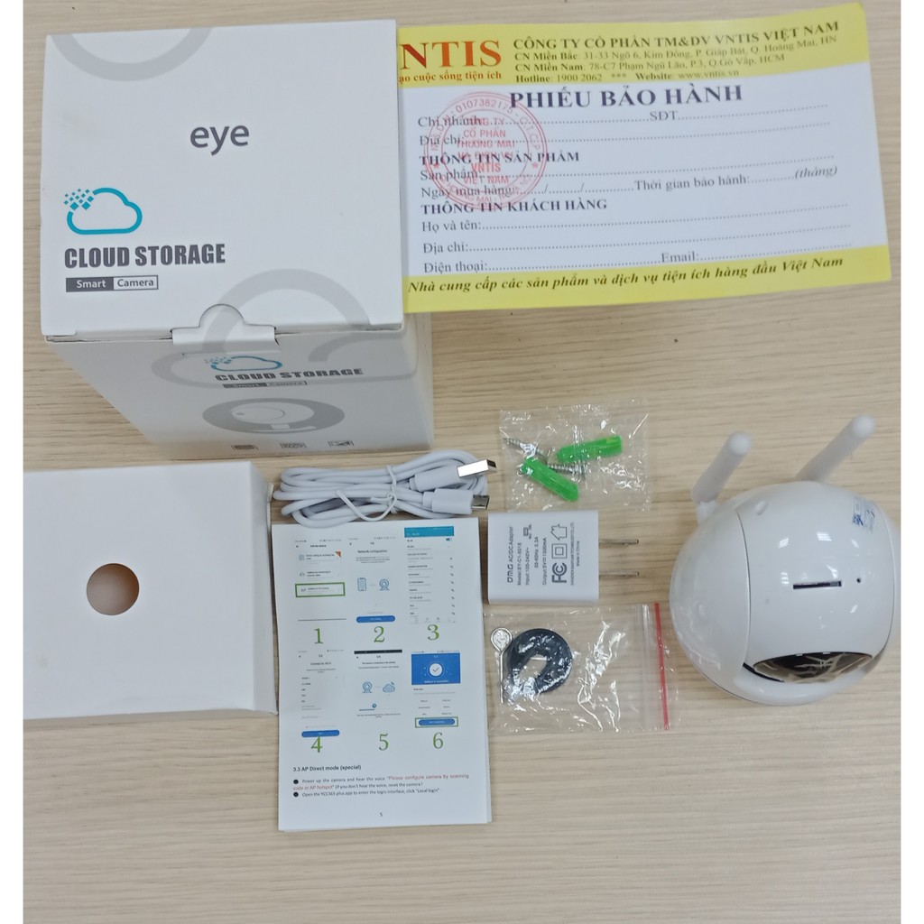 Camera giám sát wifi chuẩn Full HD1080p-Bảo hành 24 tháng |camera wifi chính hãng|camera giám sát wifi