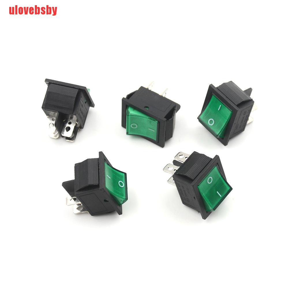 Set 5 Công Tắc On / Off 2 Vị Trí 4 Pin On / Off 16a / 250v Kcd4-201