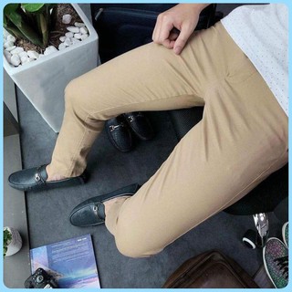 Quần kaki - Quần kaki nam đẹp - Chất liệu kaki mềm mịn, dày dặn, co giãn tốt, mặc cực kỳ thoải mái, dáng côn trẻ trung