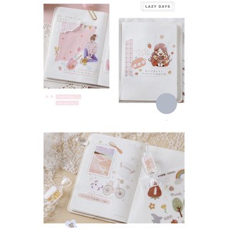 STICKER giấy đơn giản nhẹ nhàng