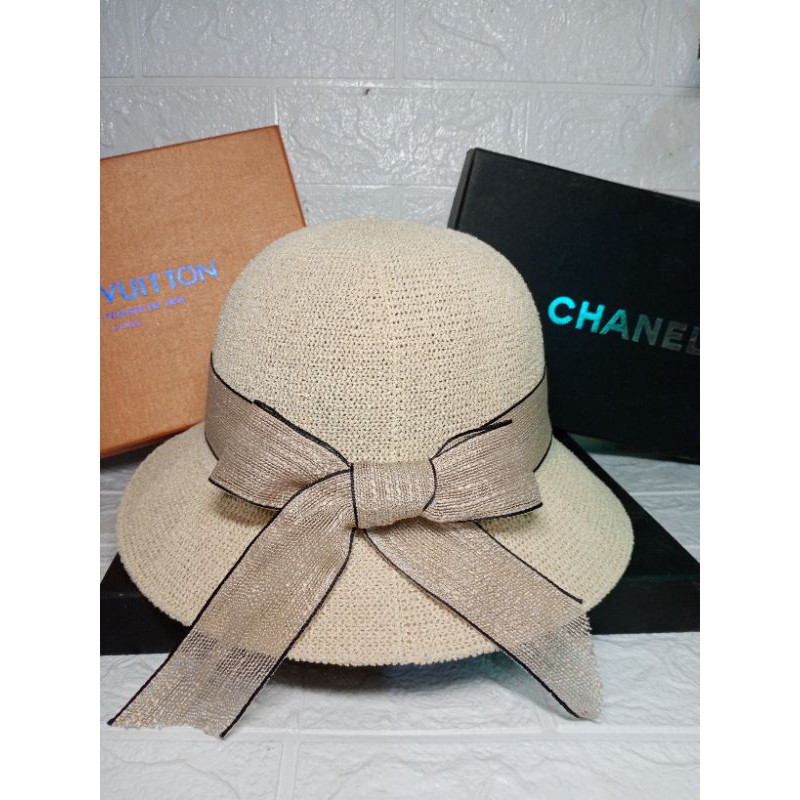Nón nữ cột nơ đẹp đi biển, đi chơi, nón 4 mùa,Mũ nữ