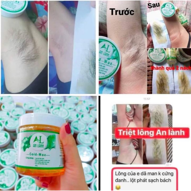 Combo Triệt Lông Vĩnh Viễn Gồm Wax Lông An Lành + Mỡ Trăn + 1 Tinh Dầu Dược Liệu[Tặng Kèm Bộ Dụng Cụ Wax]