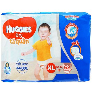 Tã quần huggies size xl 62m+8m