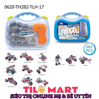 Bộ đồ chơi lắp ghép mô hình có khoan 282 chi tiết Toyhouse