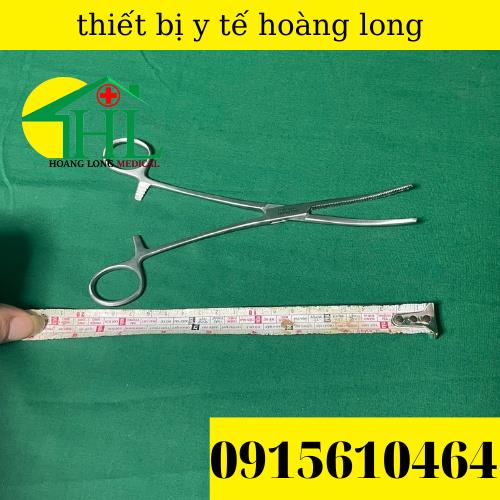 Panh Y Tế, Panh Gắp Phẫu Thuật, Pen Kẹp Y Tế, Panh Cong Không Mấu 20cm - Hàng Pakistan